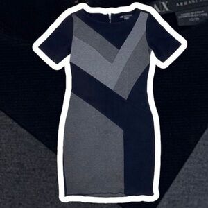 NWT A|X black and grey / gray dress, sz M